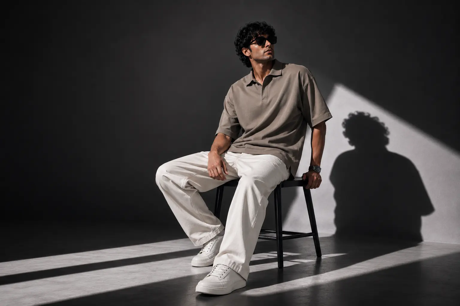 PRAUXE Drop 01 Editorial — Oversized Tee Construction